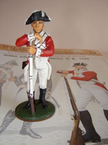 Del Prado Soldats Des Guerres Napoleoniennes Avec Fascicule : N° 12  Soldat Infanterie De Marine G.B. 1795