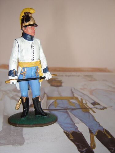 Del Prado Soldats Des Guerres Napoleoniennes Avec Fascicule : N° 10 Officier Regiment Splényi 1800 Autriche