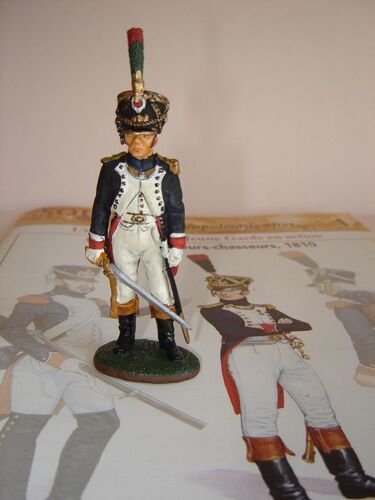 Soldats Des Guerres Napoleoniennes Avec Fascicule : N° 1 Jeune Garde Officier Tirailleurs Chasseurs 1810