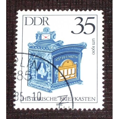 Allemagne Rda Ddr N° 2555 Oblitéré, 35p « Boîtes Aux Lettres Historiques »