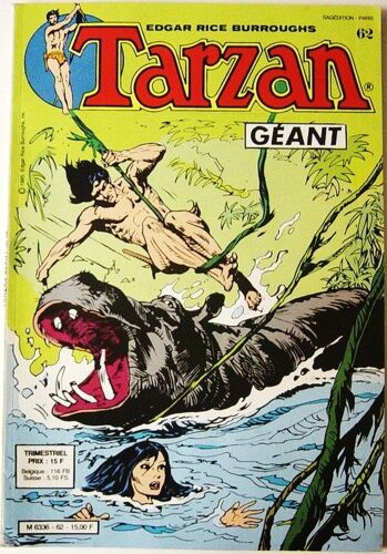 Tarzan Geant  N° 62 : Le Voile Des Pleurs