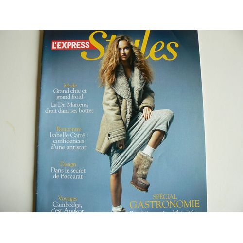 L'express Styles  N° 3056 : Spécial Gastronomie