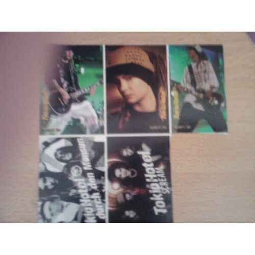 Lot De 5 Autocollants Tokio Hotel