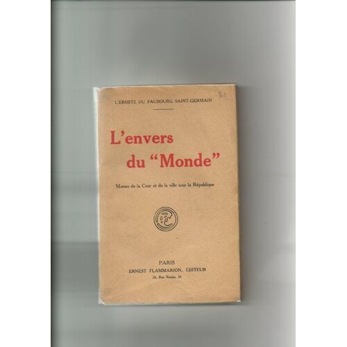 L'envers Du "Monde"