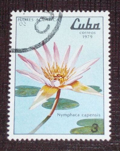 Theme Fleurs - Timbre Oblitéré De Cuba (Ref : Tfl-09)