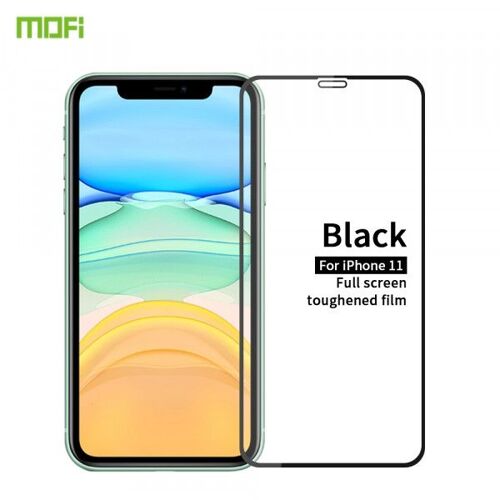 Film De Verre Trempé De Plein Écran Pour Iphone 11 9h 2.5d Noir