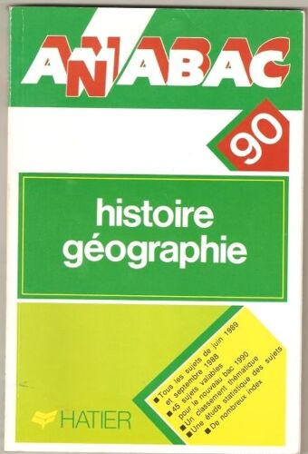 Anabac 90 Histoire Géographie