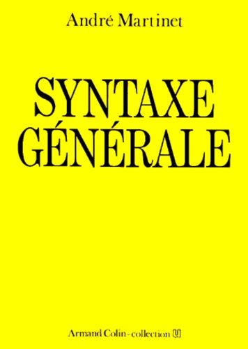 Syntaxe Générale