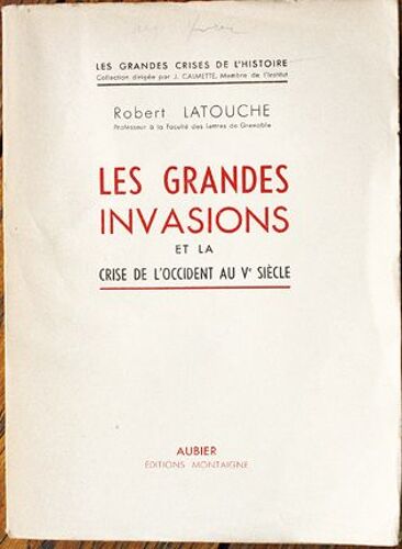 Les Grandes Invasions Et La Crise De L'occident Au Ve Siècle