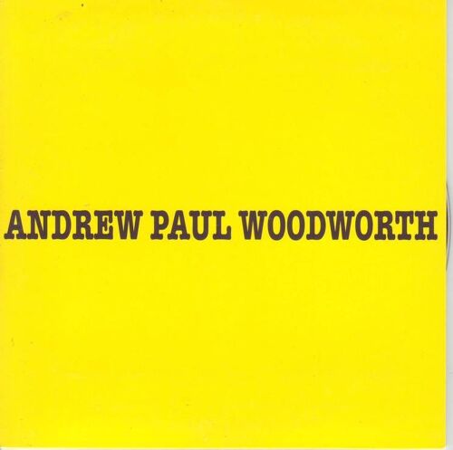 Andrew Paul Woodworth (Thick Black Mark + Everything To Everyone) Cd 3 Titres