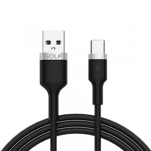 Câble USB GC-71c Câble de charge rapide tressé en métaltype C / USB-C 3Alongueur 1 m noir