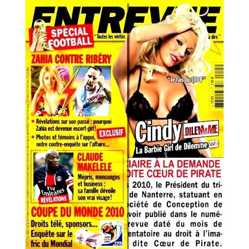 Entrevue + Dvd Best Of Web  N° 215 : Spécial Foot : Zahia Vs Ribéry (Photos, Temoins & Revelations) / Makelele : Son Vrai Visage  / Coupe Du Monde : Fric Du Mondial + Pekin Express : Les Finalistes