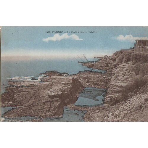 Carte Postale - Pornic - La Côte Vers Le Sablon