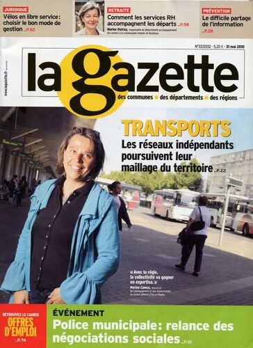 La Gazette Des Communes  N° 22 : Transport : Les Réseaux Indépendants Poursuivent Leur Maillage Du Territoire.