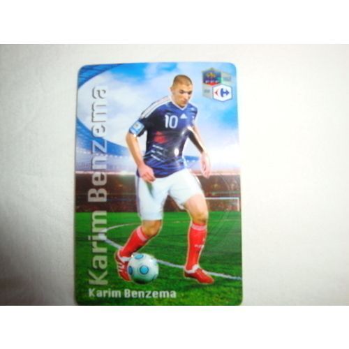 Magnet Karim Benzema Carrefour (Coupe Du Monde 2010)