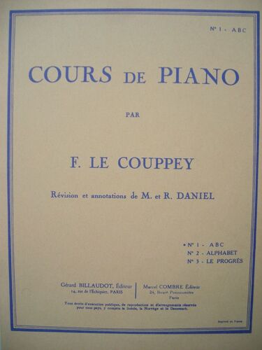 Cours De Piano Piano N°1 : A.B.C. Méthode Pour Commençants