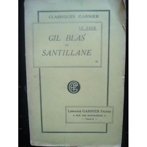 Histoire De Gil Blas De Santillane