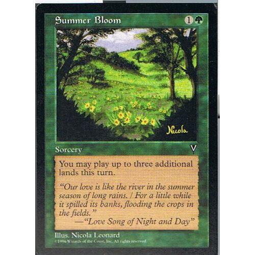 Summer Bloom ( Floraison Estivale ) - Magic Mtg - Vision Vo  - U
