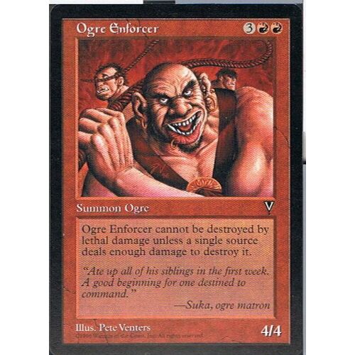 Ogre Enforcer ( Argousin Ogre ) - Magic Mtg - Vision Vo  - R