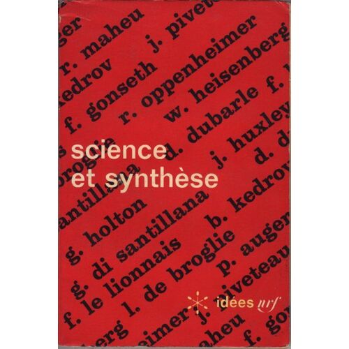Science Et Synthese