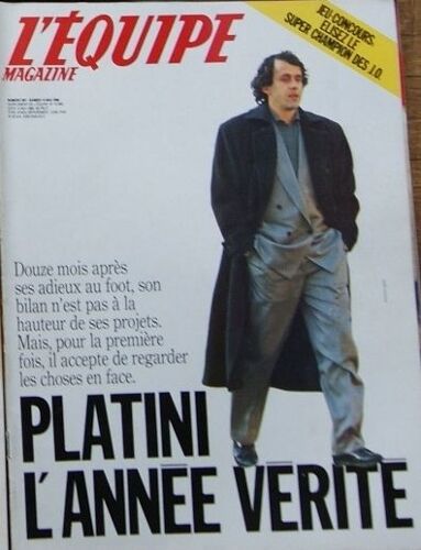 L'equipe Magazine N° 367 : Platini L'année Vérité