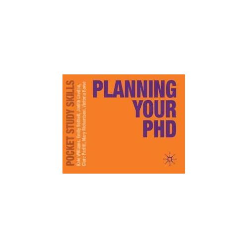 Planning Your Phd