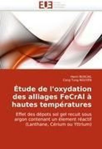 Étude De L'oxydation Des Alliages Fecral À Hautes Températures