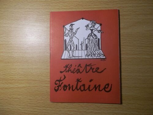 Programme Théatre Fontaine. André Puglia Présenle "Les Fréres Jacques"