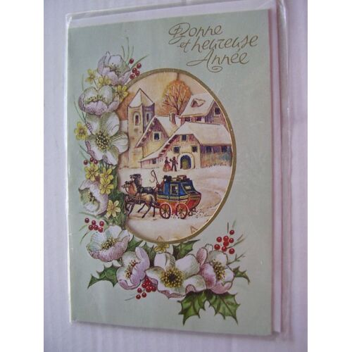 Carte "Bonne Et Heureuse Année"