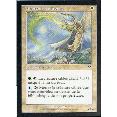 Apprentie Solisophe ( Sunscape Apprentice ) - Magic Mtg - Invasion 41 - C