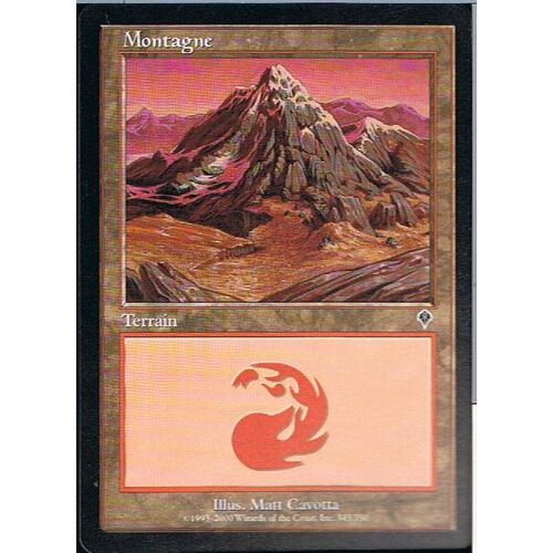 Montagne 343 ( Mountain ) - Magic Mtg - Invasion 343 - C