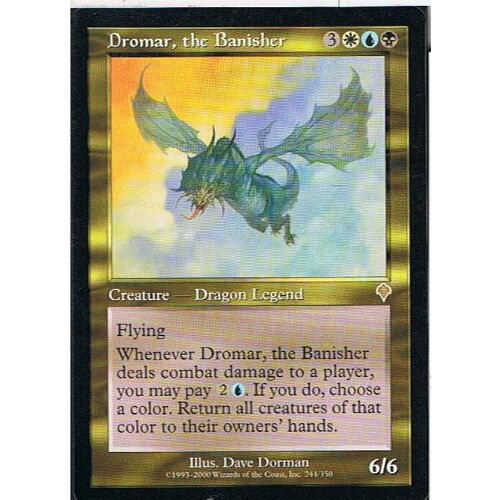 Dromar. The Banisher ( Dromar Le Bannisseur ) - Magic Mtg - Invasion Vo 244 - R