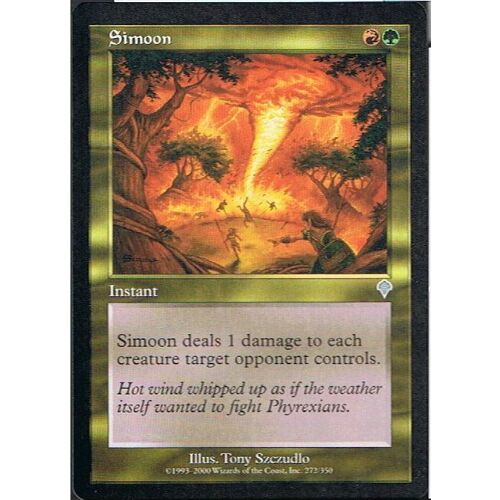 Simoon ( Simoun ) - Magic Mtg - Invasion Vo 272 - U