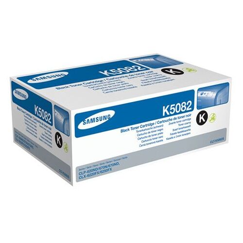 Samsung CLT-K5082S - Low Yield - noir - original - cartouche de toner - pour CLP-620ND, 670N, 670ND; CLX-6220FX, 6250FX