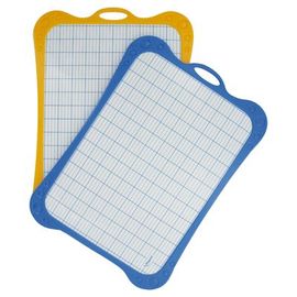 Ardoise Effacable A Sec, 1 Face Uni / 1 Face Quadrillee 5x5