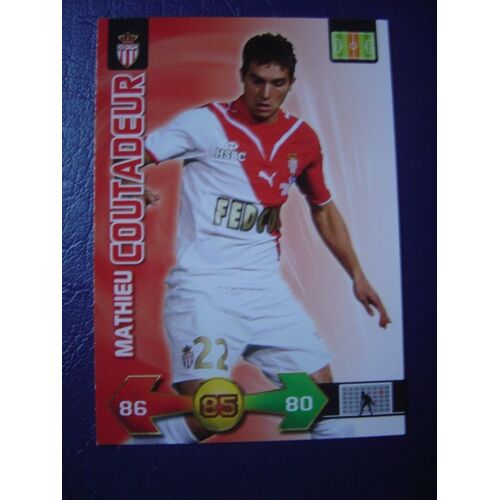 Panini Adrenalyn Foot 2010 - Mathieu Coutadeur (N°197) - Monaco