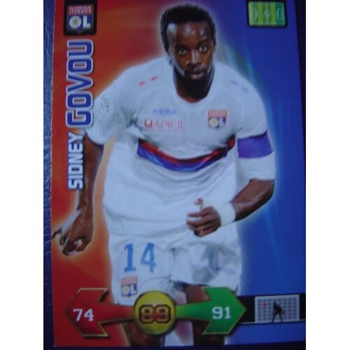 Panini Adrenalyn Foot 2010 - Sidney Govou (N°165) - Lyon