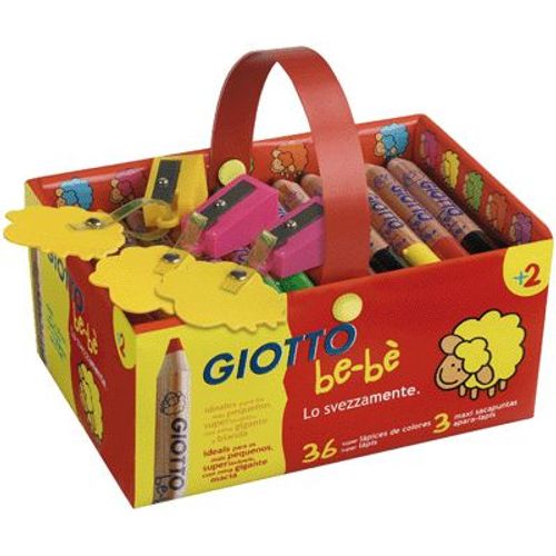 Crayon De Couleur Maxi Bebe - Schoolpack De 36 Crayons