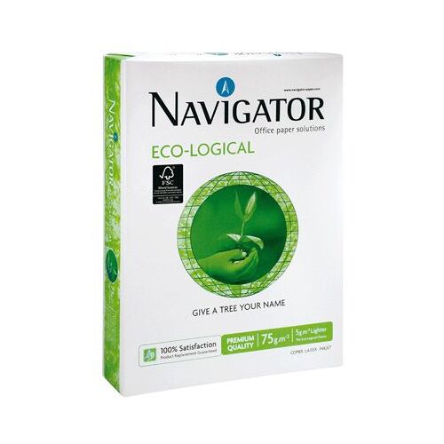 Ramette Papier Eco-Logical A4 75g Blanc