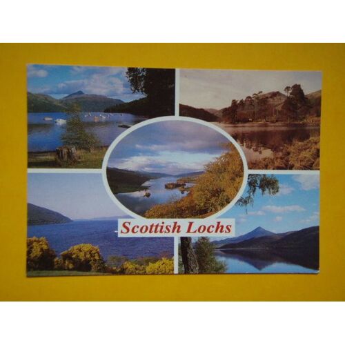 Carte Postale :Scottish Lochs.Loch Lomond,Eck,Tummel,Ness,Rannoch.