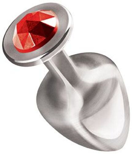 Plug Aqua Diamonlove Rosebud Taille1 Rouge