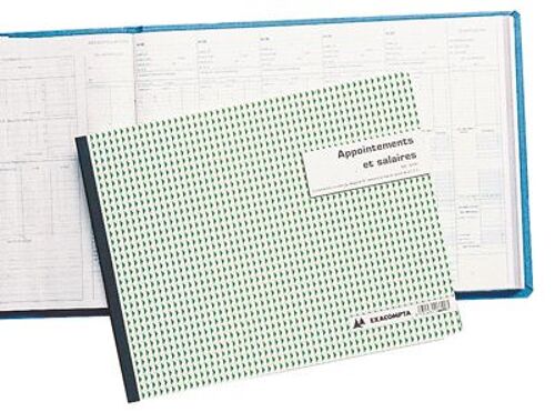 Registres Sociaux "Livre De Paye"  27x36 A L'italienne    6690