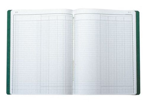 Registre Piqure 20f 4 Colonnes/1 Page 32x25    4040