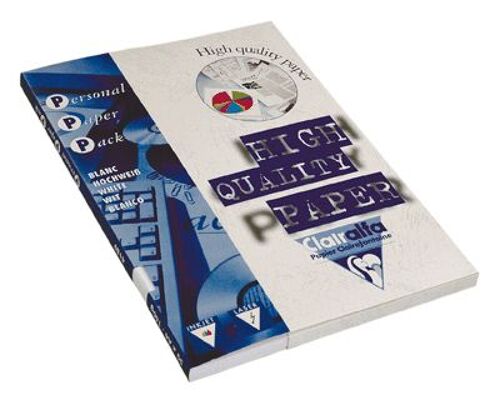 Papier Clairalfa A4  80g Blanc - Etui De 100f
