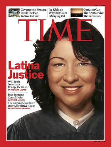 Time  N° 23 : Latina Justice Will Sonia Sotomayor Change The U.S. Supreme Court ?