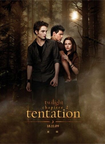 Twilight-Chapitre Deux-Tentation Veritable Affiche De Cinéma