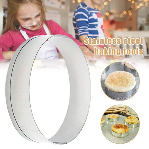 Xui Moule À Gâteau En Mousse J2y 4/8 Pièces, Moule À Muffin En Acier Inoxydable, Outil Professionnel Pour La Cuisine À Domicile