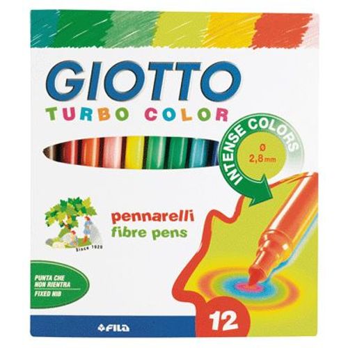 Feutre Pointe Moyenne Turbo Color - Etui De 12