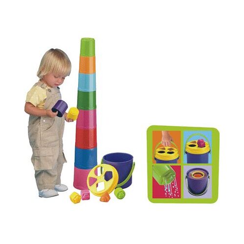Pyramide De 10 Boites Gigognes En Plastique + Seau