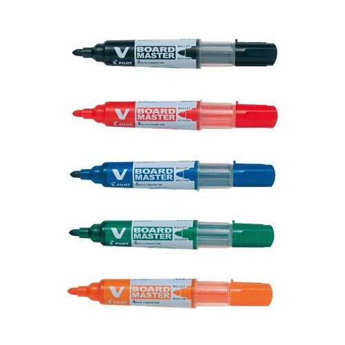 Marqueur Pour Tableau Blanc V-Board Master - Boite De 5